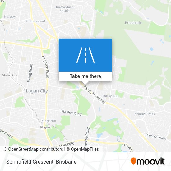 Springfield Crescent map