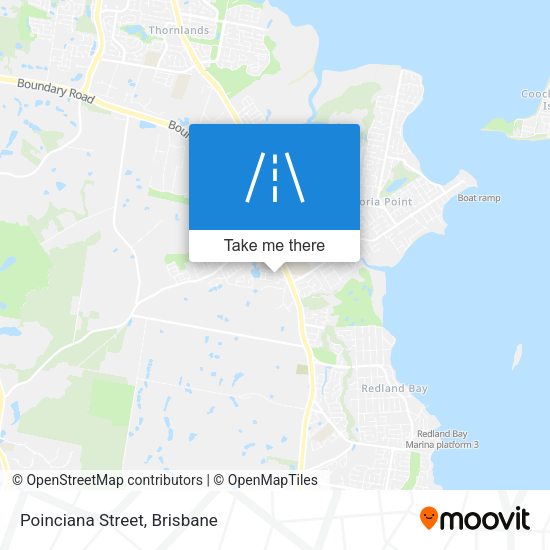 Poinciana Street map