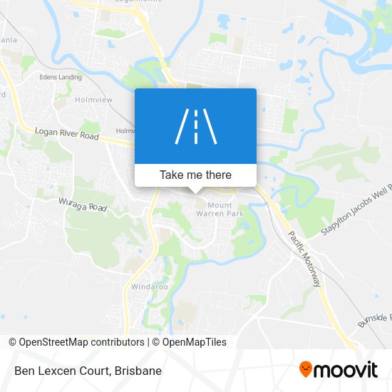 Ben Lexcen Court map