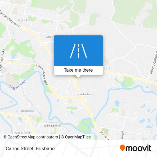 Cairns Street map