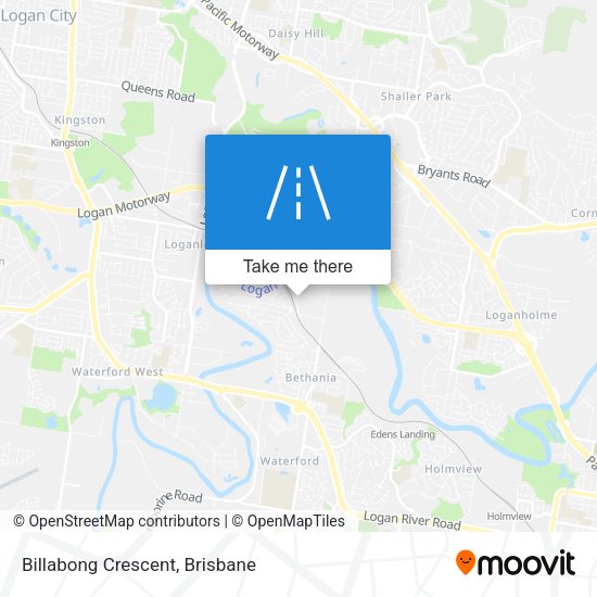 Billabong Crescent map