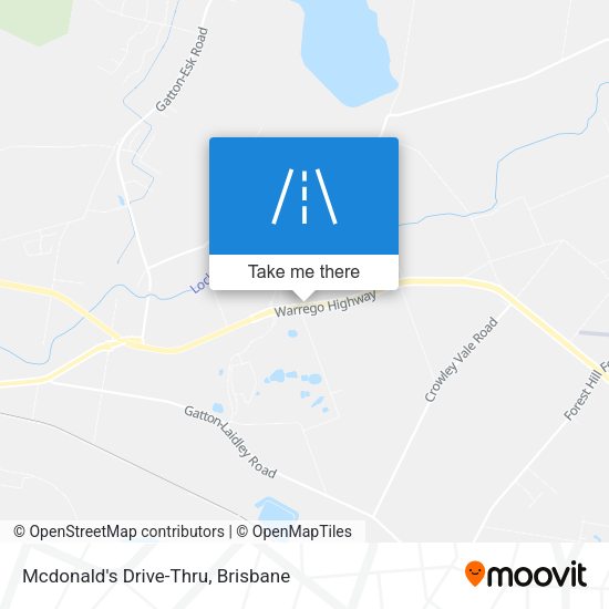 Mcdonald's Drive-Thru map