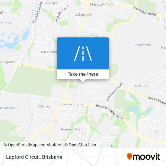 Lapford Circuit map