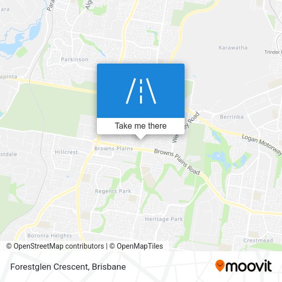 Forestglen Crescent map
