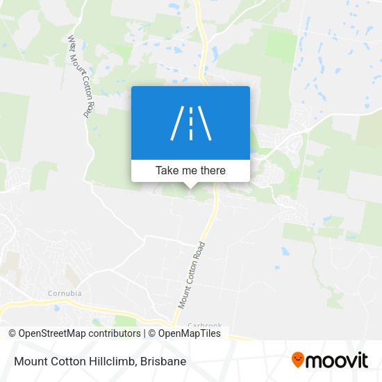 Mount Cotton Hillclimb map