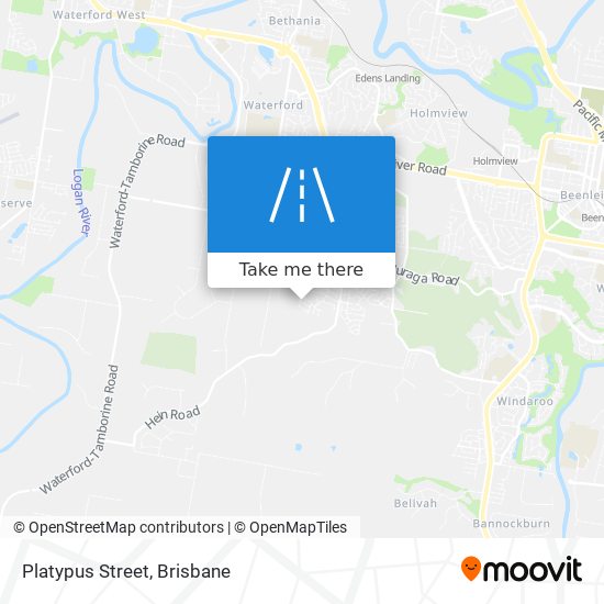 Platypus Street map