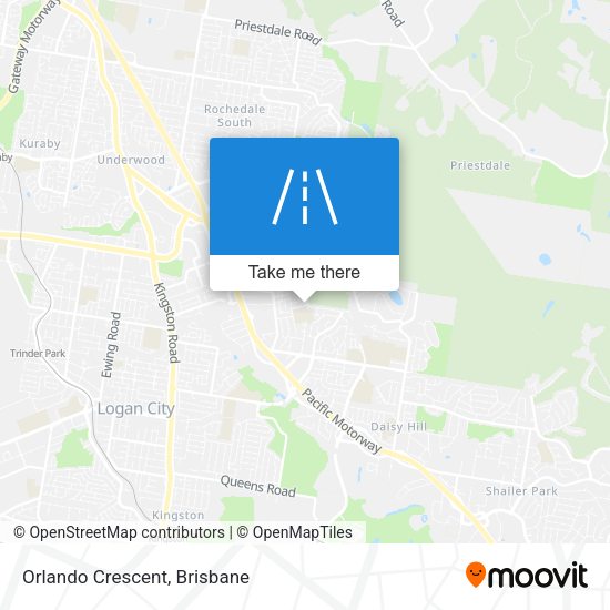 Orlando Crescent map