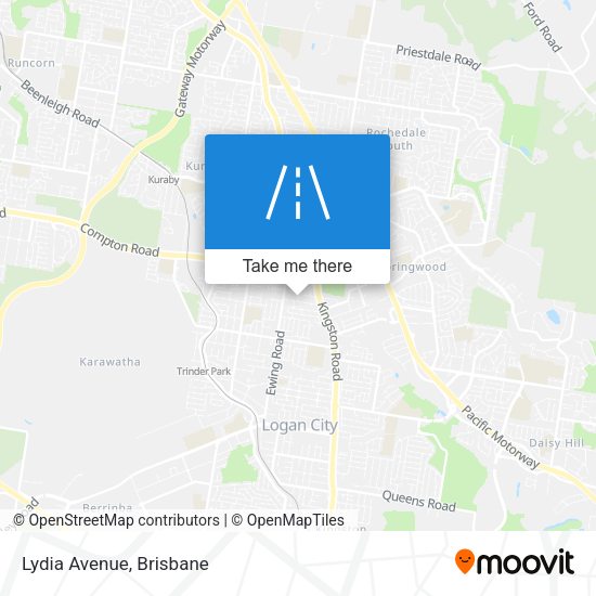 Lydia Avenue map