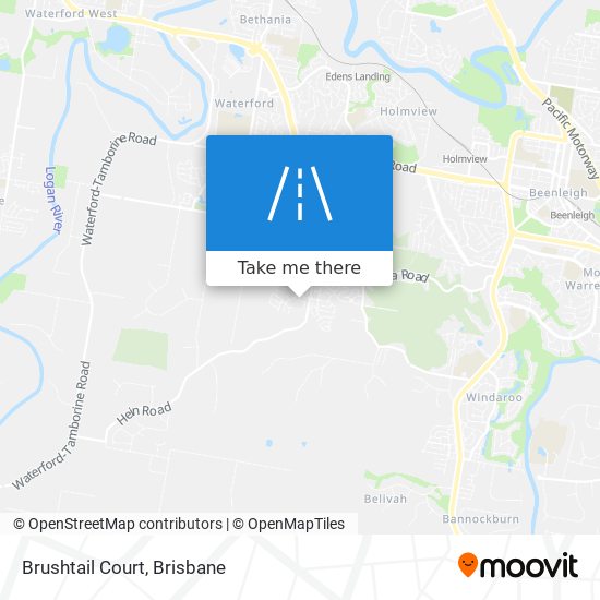 Brushtail Court map