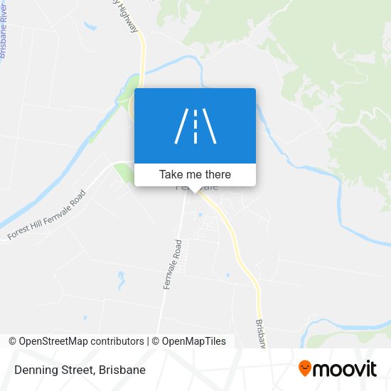 Denning Street map