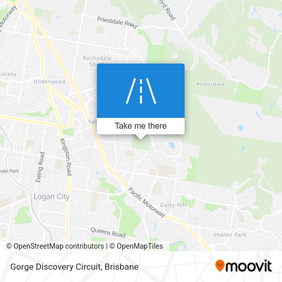 Gorge Discovery Circuit map