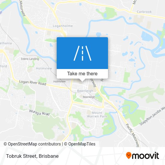 Tobruk Street map