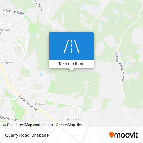 Quarry Road map
