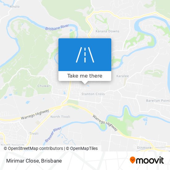Mirimar Close map