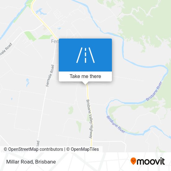 Millar Road map