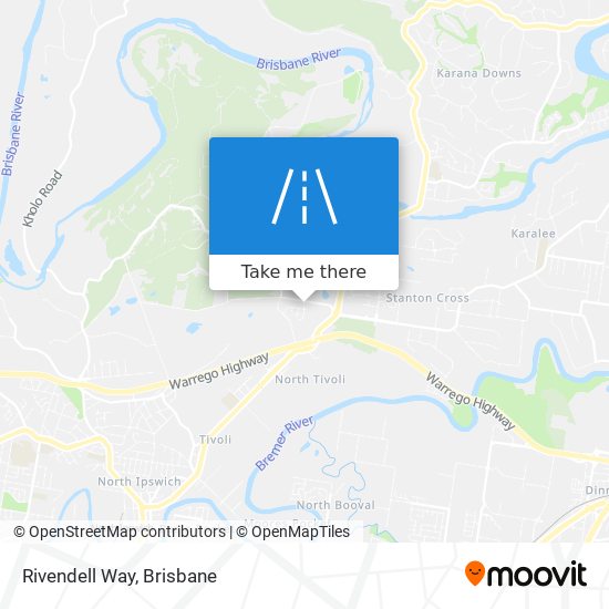 Rivendell Way map