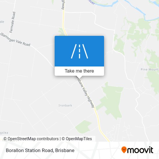 Borallon Station Road map