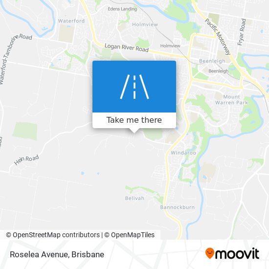 Roselea Avenue map