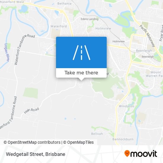 Wedgetail Street map