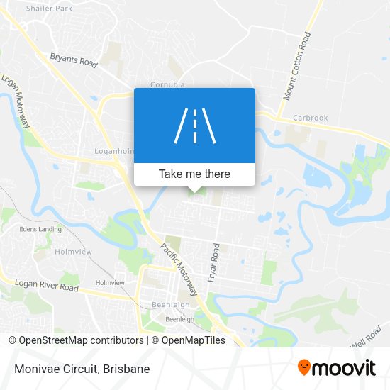 Monivae Circuit map