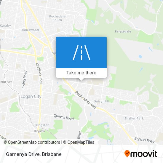 Gamenya Drive map