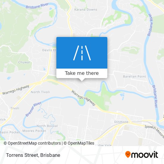 Torrens Street map