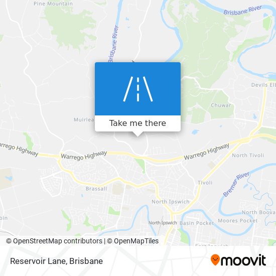 Reservoir Lane map