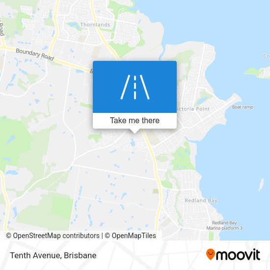 Tenth Avenue map