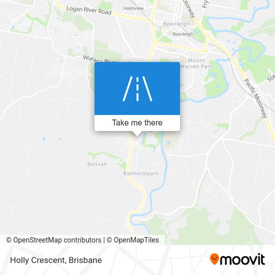 Holly Crescent map