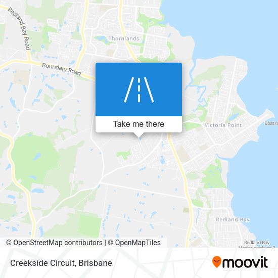 Creekside Circuit map