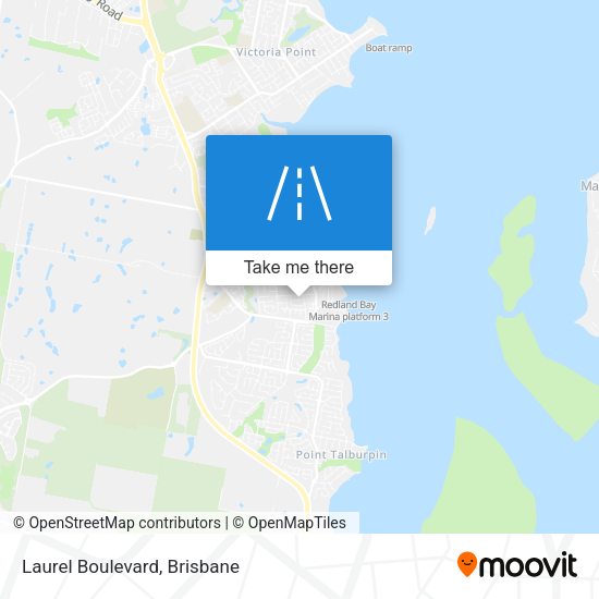 Laurel Boulevard map