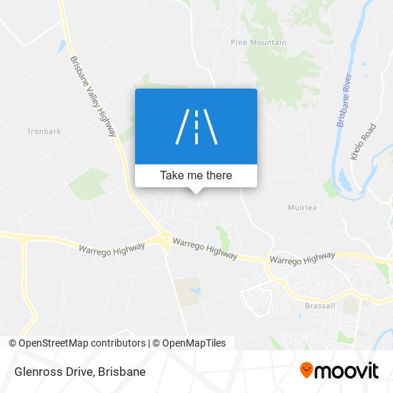 Glenross Drive map