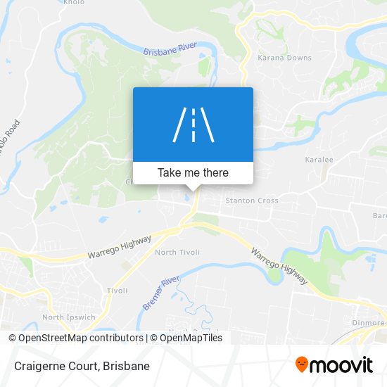 Craigerne Court map