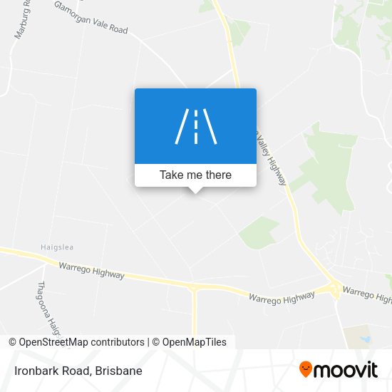 Ironbark Road map