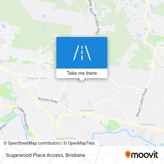 Sugarwood Place Access map