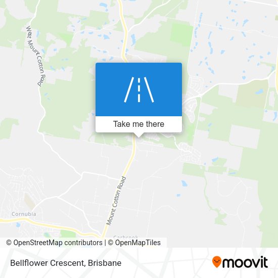 Bellflower Crescent map
