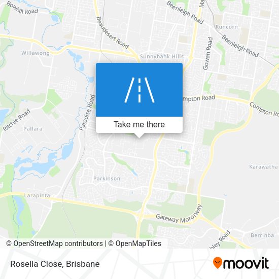 Rosella Close map