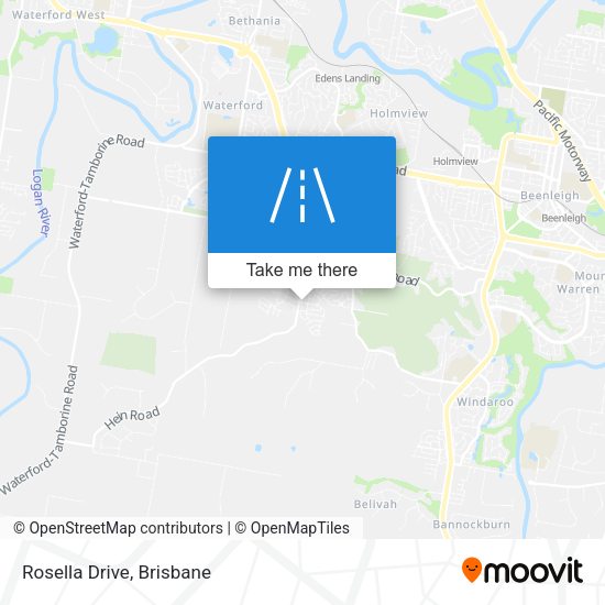 Rosella Drive map