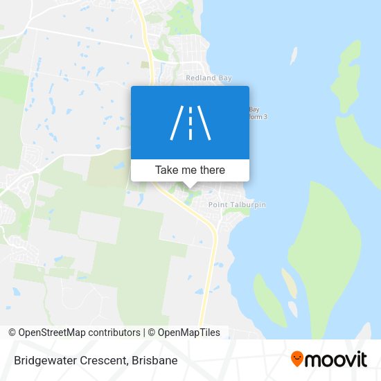Bridgewater Crescent map
