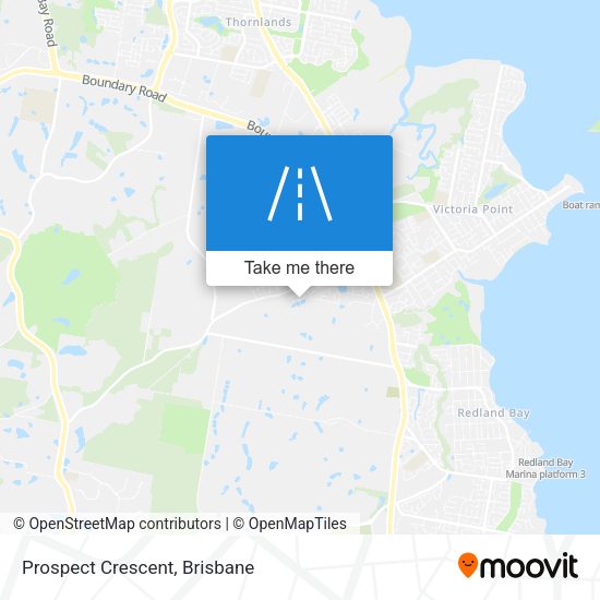 Prospect Crescent map