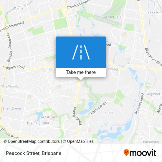 Peacock Street map