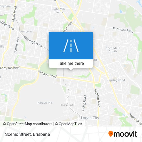 Scenic Street map