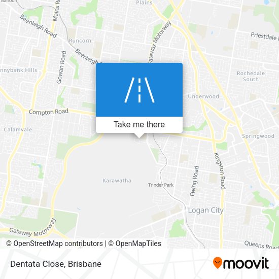 Dentata Close map