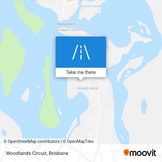 Woodlands Circuit map