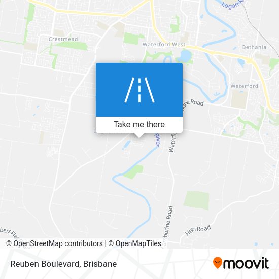 Reuben Boulevard map