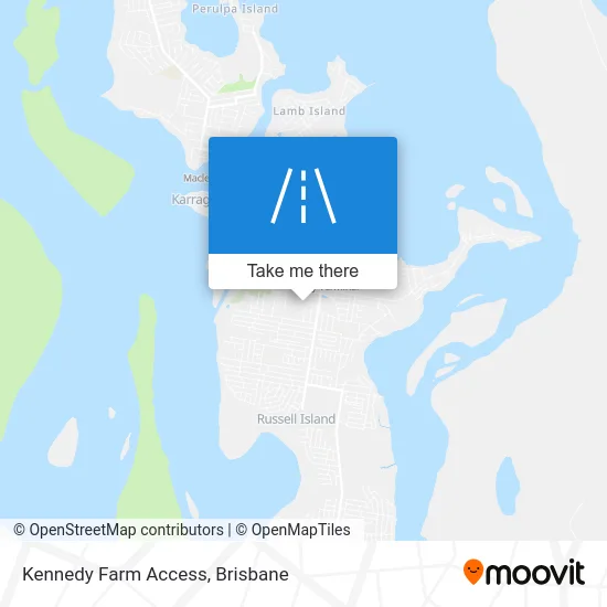 Mapa Kennedy Farm Access