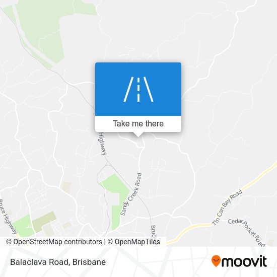 Balaclava Road map