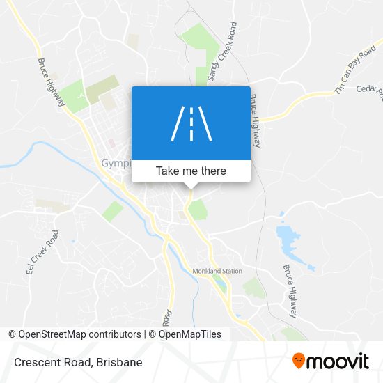 Crescent Road map