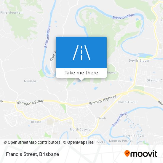 Francis Street map