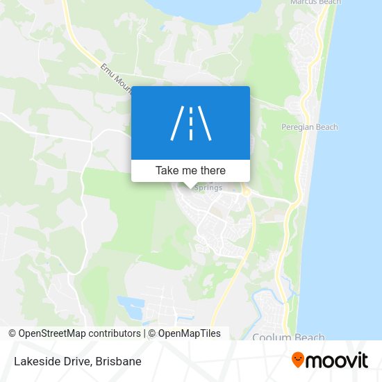 Lakeside Drive map